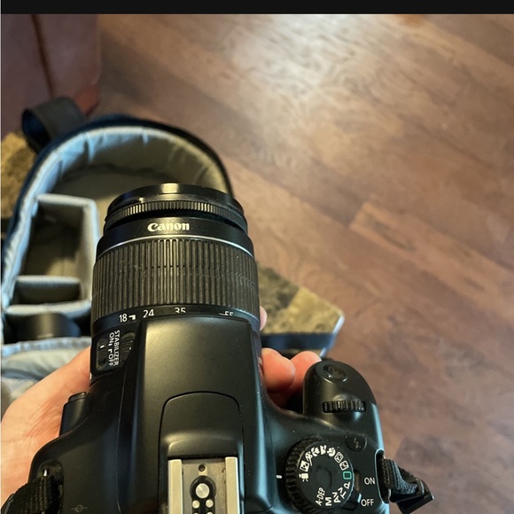 Canon Rebel T3i with 18-55 mm lens, Camera Bag, 430EX Speedlite and a Tripod. - Picture 3 of 6